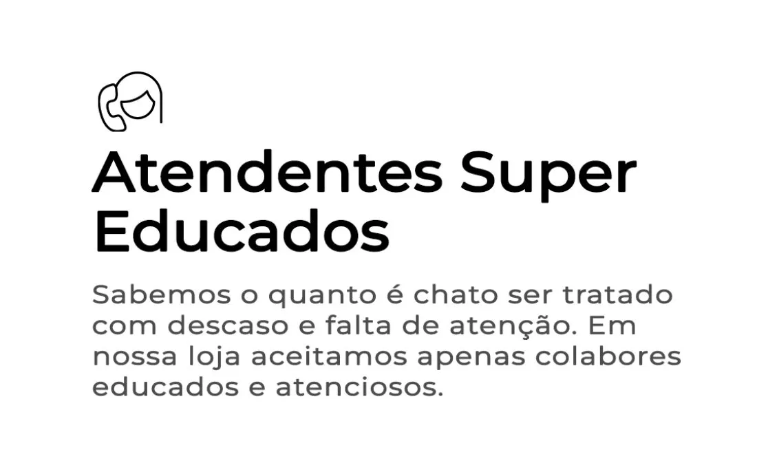 atendentes educados