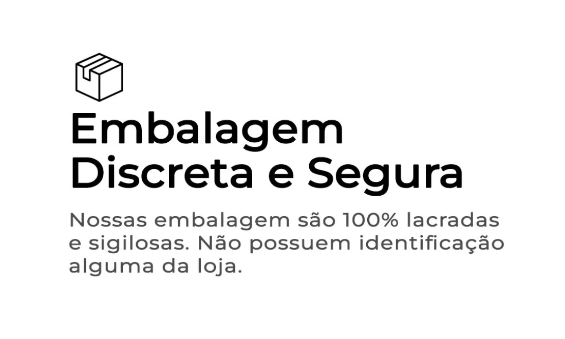 embalagem discreta